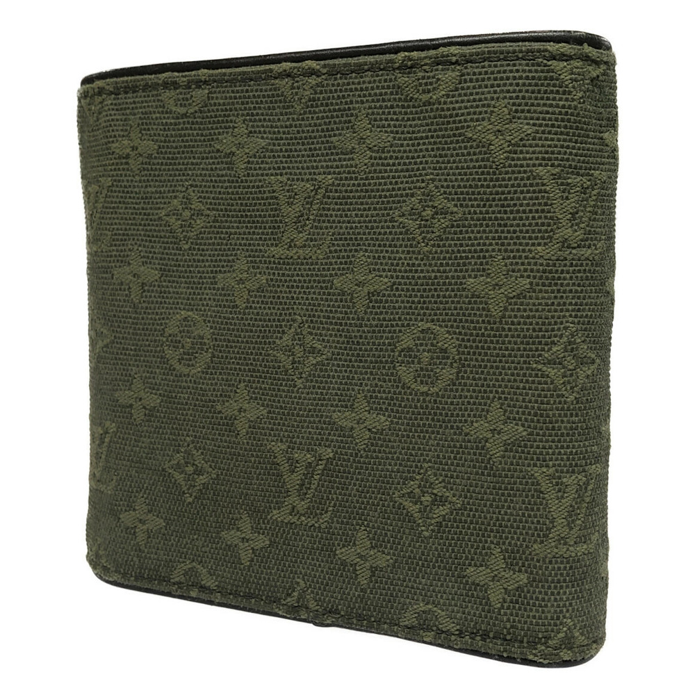 Louis Vuitton Bi fold Wallet Portefeuille Cartes Monnaie Monogram Khaki Brown